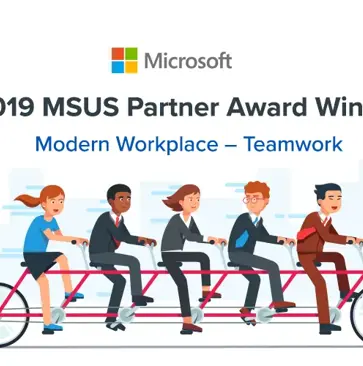 Valorem Reply Wins 2019 MSUS Partner Award for Modern Workplace- Teamwork