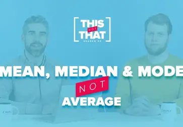TNT - Mean, Median and Mode Not Average