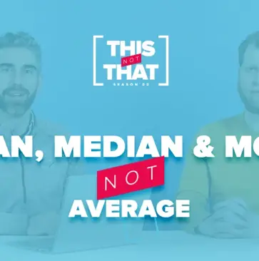 TNT - Mean, Median and Mode Not Average