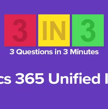 3N3 Episode 2- Dynamics 365 Unified Interface