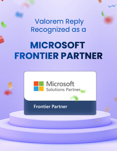 Valorem Reply Recognized as a Microsoft Frontier Partner
