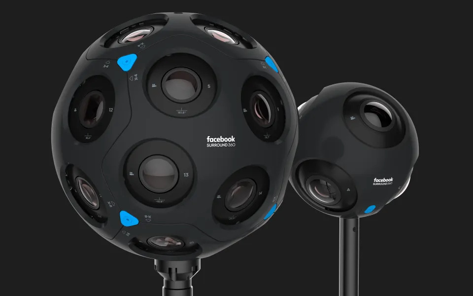 The new surround 360 cameras - Credit Facebook