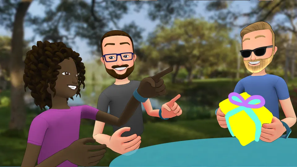 Facebook Spaces, a new social VR experience - Credit: Facebook